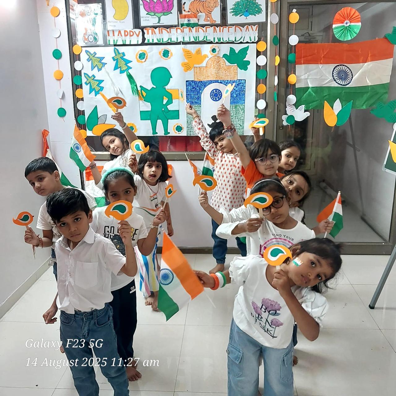 Independence Day celebration at I-Kiddz